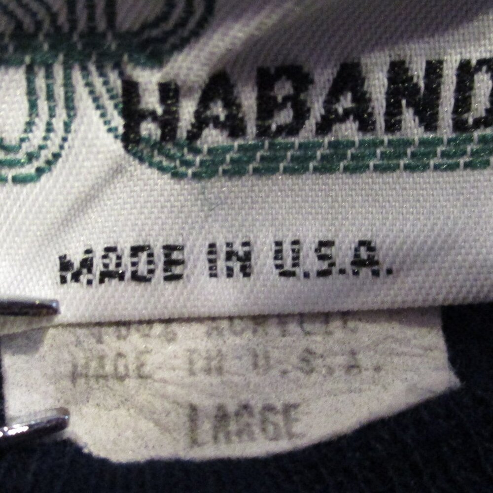 American Eagle Sweatshirt Haband Vintage 1990 Woman Large Red White Blue Yellow - Picture 7 of 7